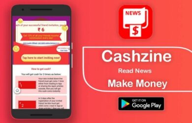Mendapatkan Uang dari CashZine